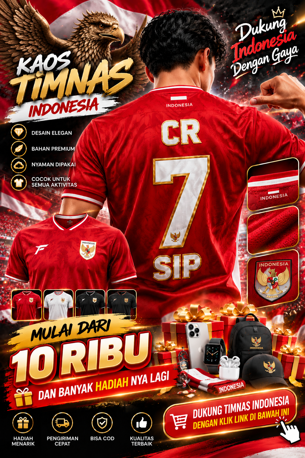 Kaos Timnas Indonesia